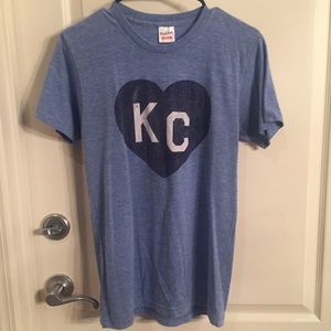 Charlie Hustle KC Heart Tee Size SMALL